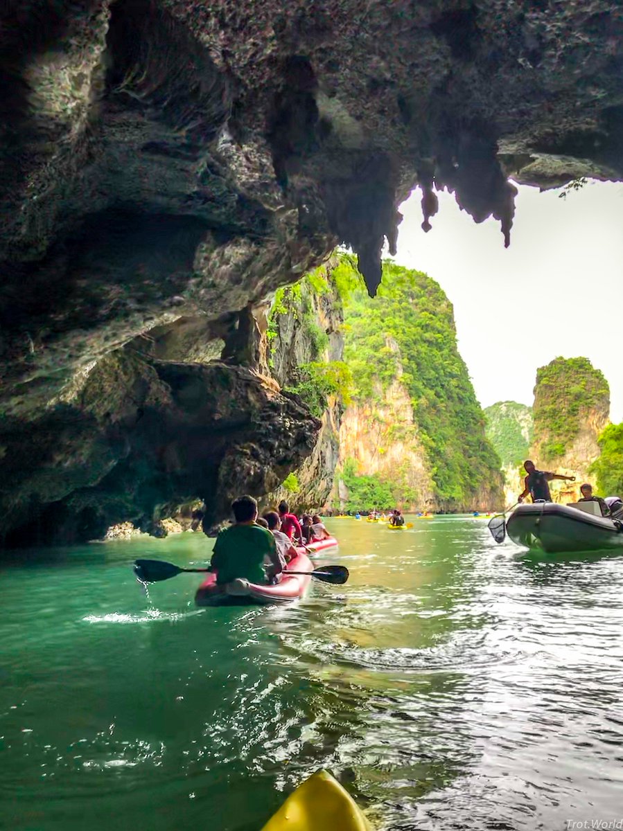 trotdotworld's tweet photo. @always5star Ours hands down has to be the #PhangNga Bay. We fell in love exploring this place! #trotwithus #Verizon55Plus #Thailand #traveltribe #travel #FridayFeeling https://t.co/uklenH8XVh