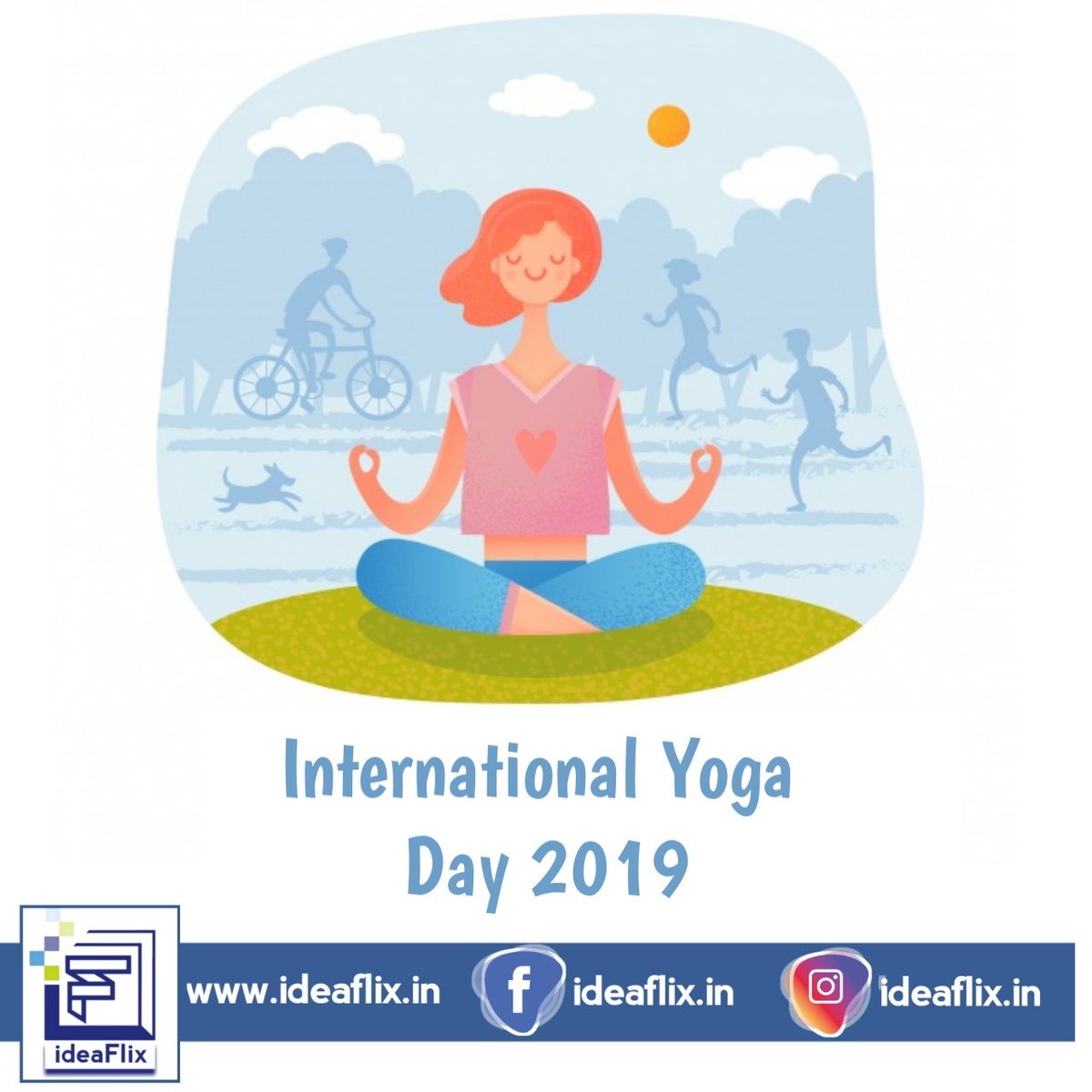idea_flix's tweet photo. International Yoga Day: “Yoga is the journey of the self, through the self, to the self.” — Bhagavad Gita.

#Yogaday2019 #InternationalYogaDay #YogaDay https://t.co/9Ua4czI5d2