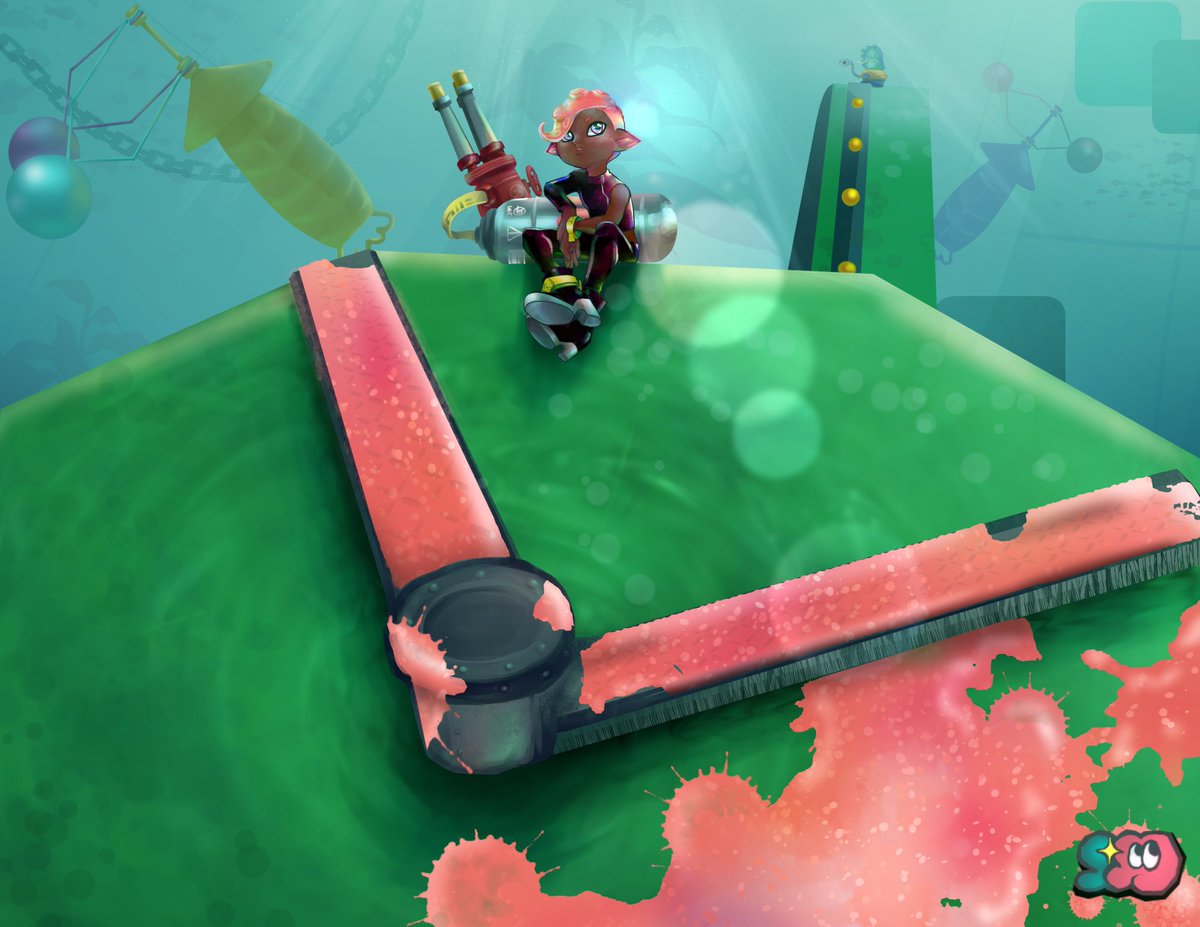 ChikaoArt's tweet image. Oh yeah, we were allowed to post these!! If you haven't given it a look please go check out @testpassedzine !! Free to read and full of a lot of amazingly talented artists!! #Splatoon2 #OctoExpansion #testpassed #zine 🐙