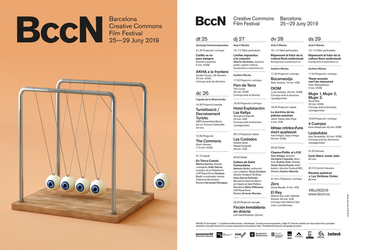360RealFestival's tweet photo. Falten 4 dies per inaugurar la 10a edició del #BccN, punt de trobada de la cultura lliure, que enguany posa el focus en la denúncia de les diferents formes d'opressió i la defensa dels drets col·lectius i béns comuns.

Mira, mira quina programació... 
↪️ https://t.co/cKbV2G7QOw https://t.co/9gYHs2oldV
