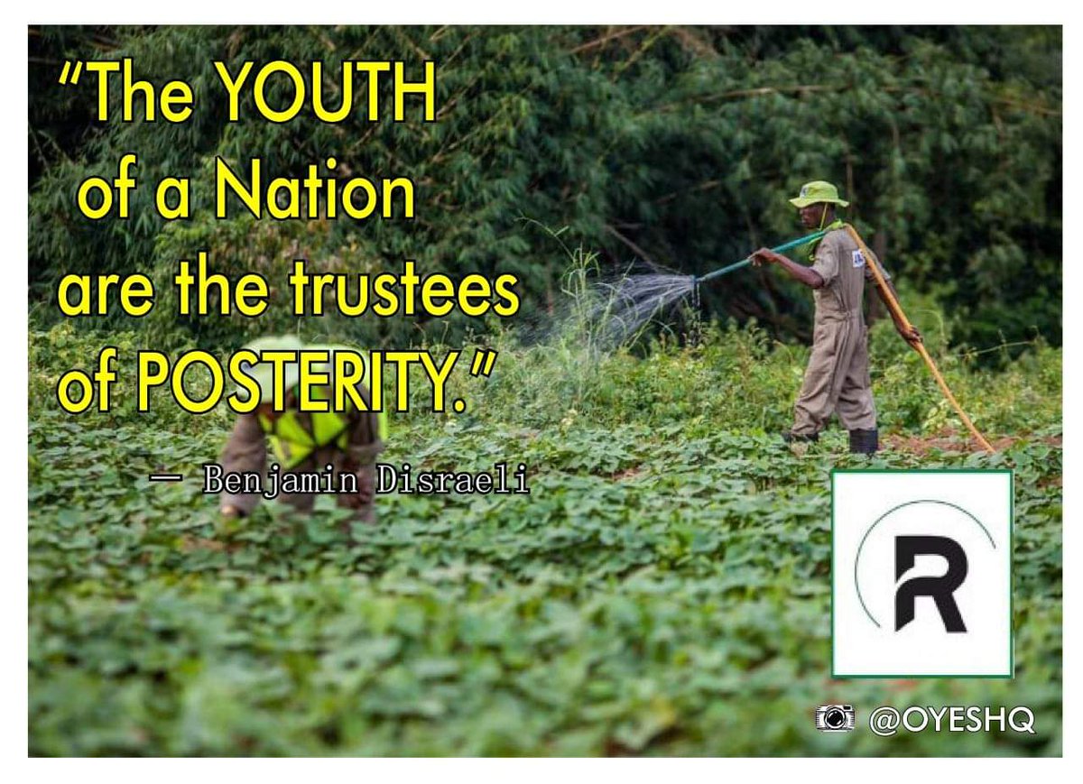 OYESHQ's tweet photo. "The Youth of a Nation are the trustees of posterity."

- Benjamin Disraeli
@UNICEF 
@UNIDO 
@UN 
@POLITICOEurope https://t.co/aO0cgoj1P8