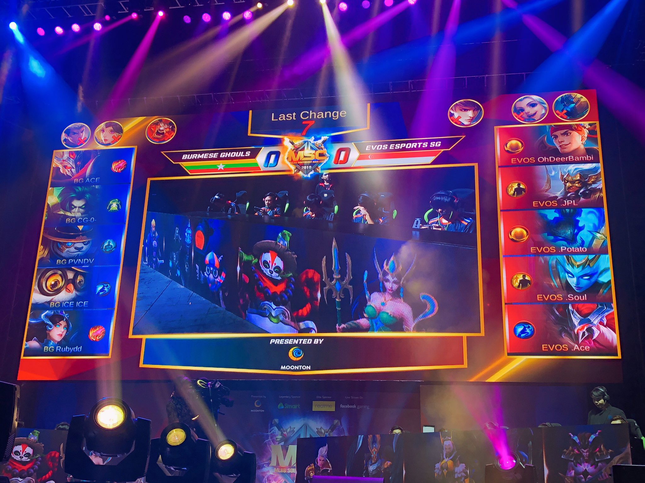 Smart Second Match Of The Day Burmese Ghouls Vs Evos Esports Sg Who Will Win Msc19 Smartmsc