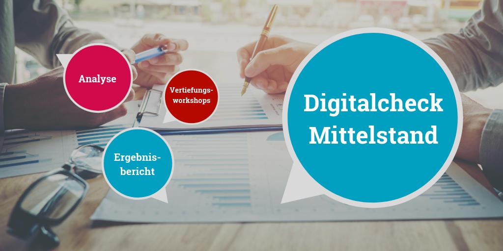 DigitalZBerlin's tweet image. So gelingt der digitale Wandel❗ Der neue #Digitalcheck #Mittelstand hilft KMU ihre Potenziale  zu analysieren und gibt Handlungshinweise, die auf Ihr Unternehmen angepasst sind. @unipotsdam 👉 bit.ly/2N08qcz