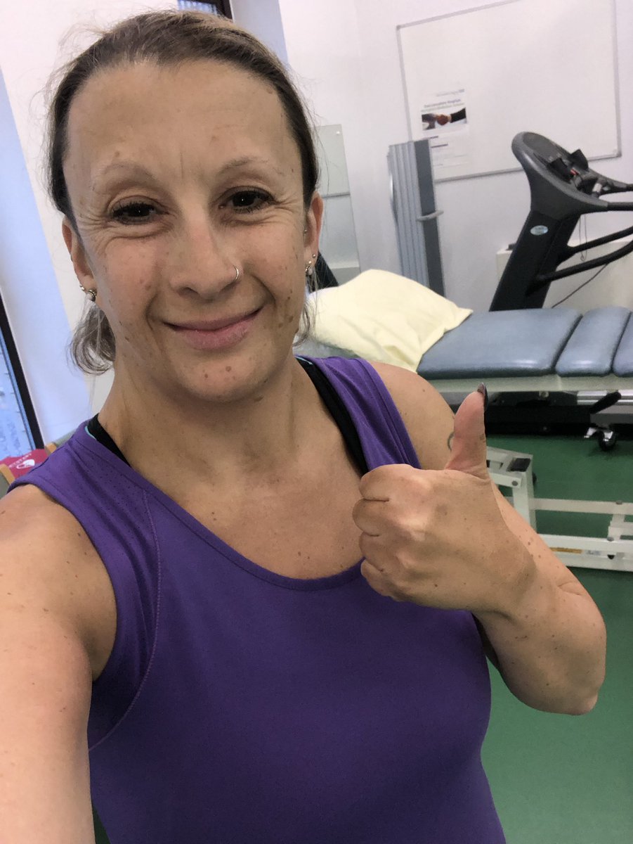 In the physio dept gym for an early morning #yoga session. Just one of the many activities <a href="/EastLancsHosp/">**Account Inactive** - East Lancashire Hospitals</a> organised to help #staff #wellbeing