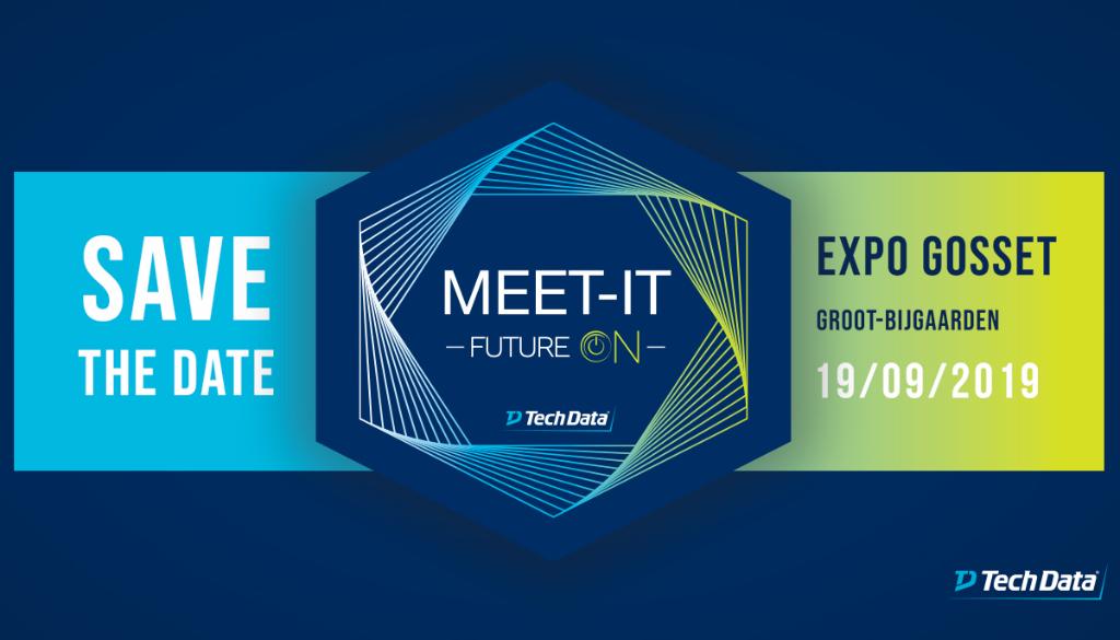 TechData_BE's tweet photo. SAVE THE DATE: #meetit19 is coming your way on September 19th! Make sure to block your calendar! #futureon https://t.co/oKvI2O5Wbr
