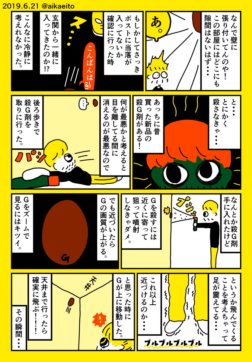 家に！Gが！来た！ 