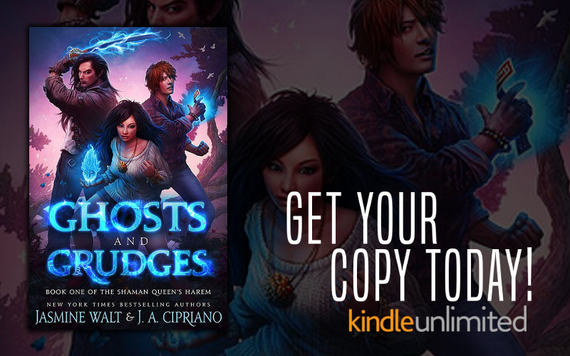 The 1st book in #TheShamanQueensHarem series. #GhostsAndGrudges #KU #KindleUnlimited #urbanfantasy #ReverseHarem #iartg #ian1 #asmsg #bynr #bookboost #RT amzn.to/2rtxLhU