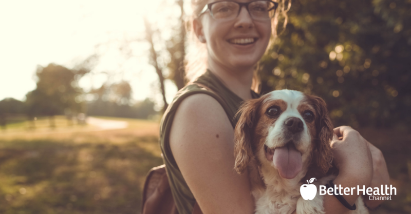 BetterHealthGov's tweet photo. Just when we thought dogs couldn’t get any more perfect - did you know that patting a dog has been shown to reduce blood pressure? Yep. 10/10, would pat again.

Here are some more ways you can take care of your physical and mental health: https://t.co/6jLxAzYBMA    #BHCtips https://t.co/5kTjlLddhL