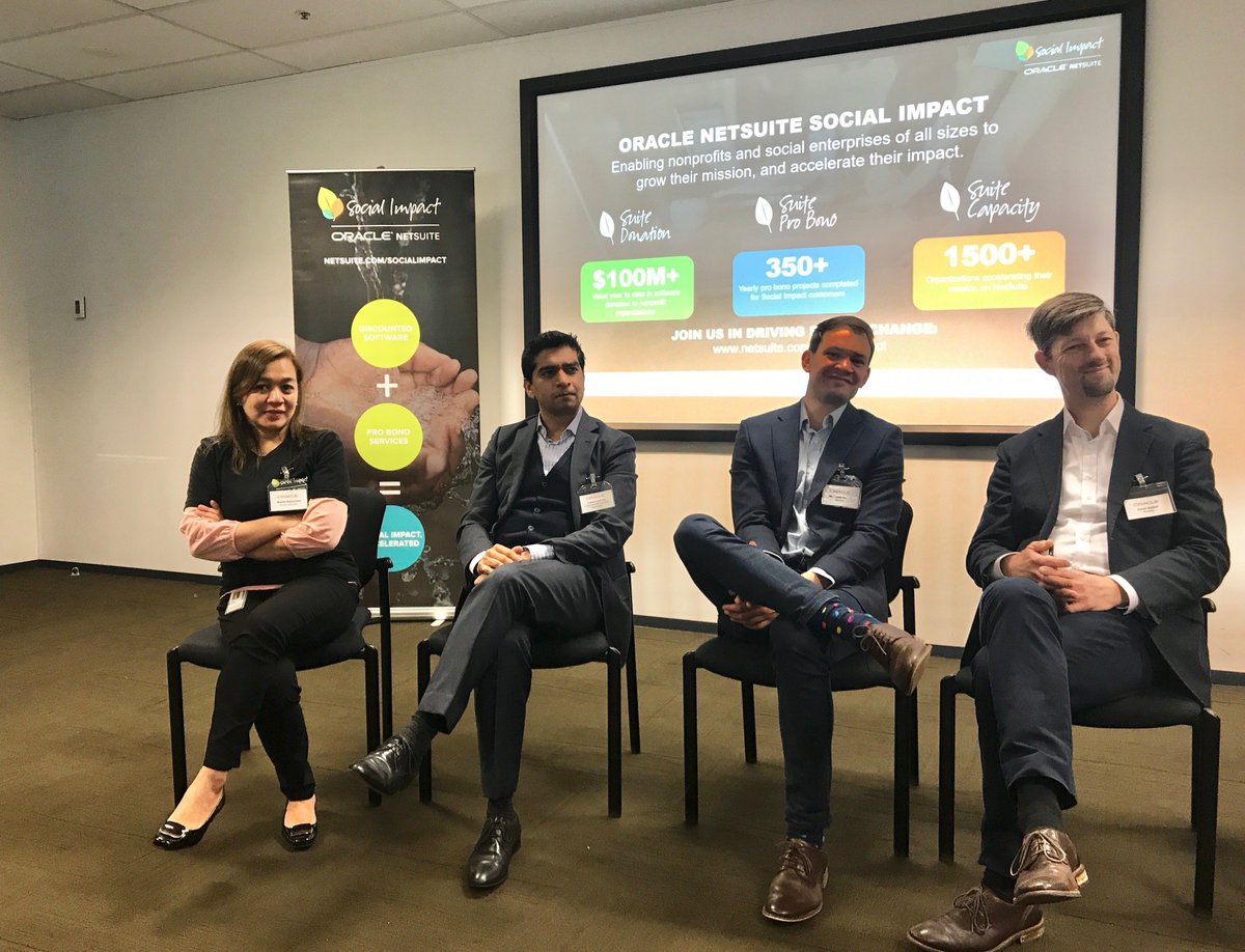 NetSuiteJAPAC's tweet image. Thank you to everyone who attended our Social Impact #TechConversation event today in partnership with @AnnexaPtyLtd. The audience were treated to invaluable insights into how non-profits are using cloud technology to transform their back office operations and grow their mission.