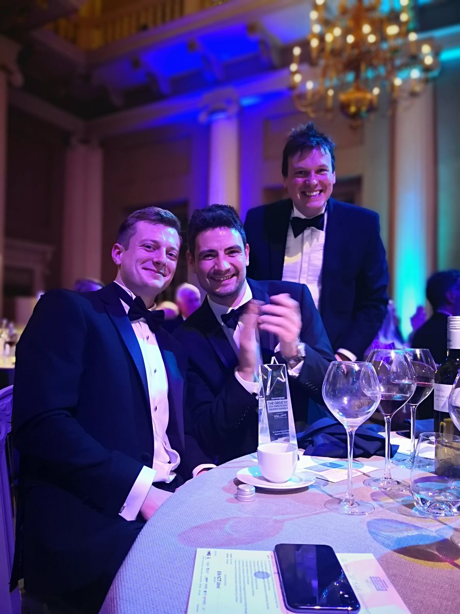 Although I have a slightly sore head, a big thank you to <a href="/Crowdfinders/">Crowdfinders</a> for a great awards night with <a href="/rorybremner/">Rory Bremner 💙🇺🇦</a> doing an excellent job hosting and even better that Amberside Capital won an award for impactful EIS investing. #Impactinvesting