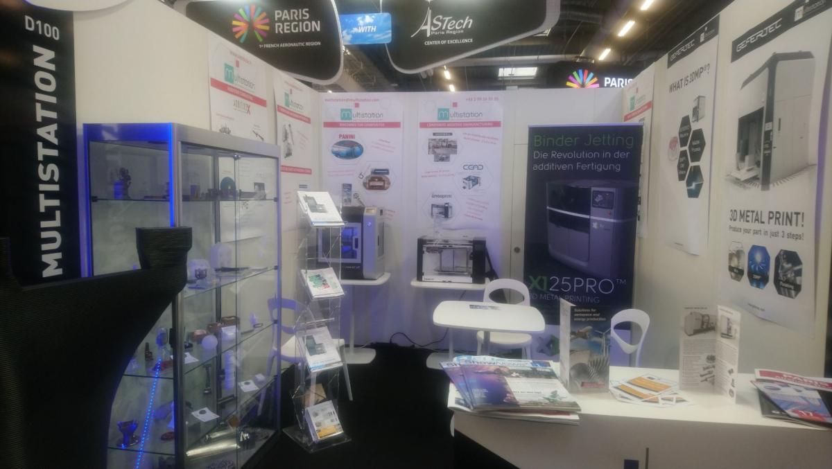 MultistationSAS's tweet photo. [D5 @salondubourget] Last day to get the chance to meet our team on booth D100 hall 4 ! #SIAE #SalonDuBourget #fabricationAdditive #AdditiveManufacturing #impression3D #3Dprinting #composites #ingenierie #3DmetalPrinting  #3dpowder #innovation #machinesTools #5axismilling https://t.co/jTvkIhCFaa