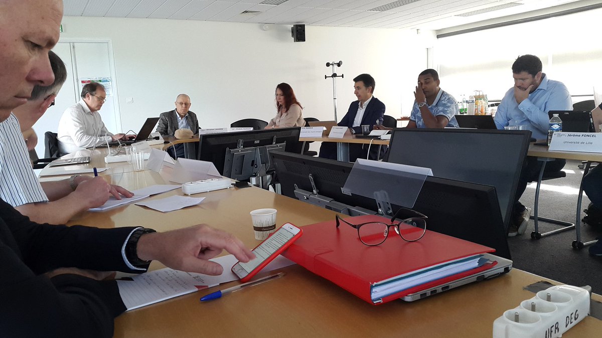 20-21 juin 2019. Conférence Doyens des Facultés Sciences Éco &amp; Gestion. Les doyens ne font pas tapisserie mais découvrent celle de Jean Lurcat, un fleuron angevin. La faculté de Droit Eco Gestion <a href="/UnivAngers/">Université d'Angers</a> nous accueille pour discuter #Parcoursup2019 #NCU idex, isite, EUR, ...