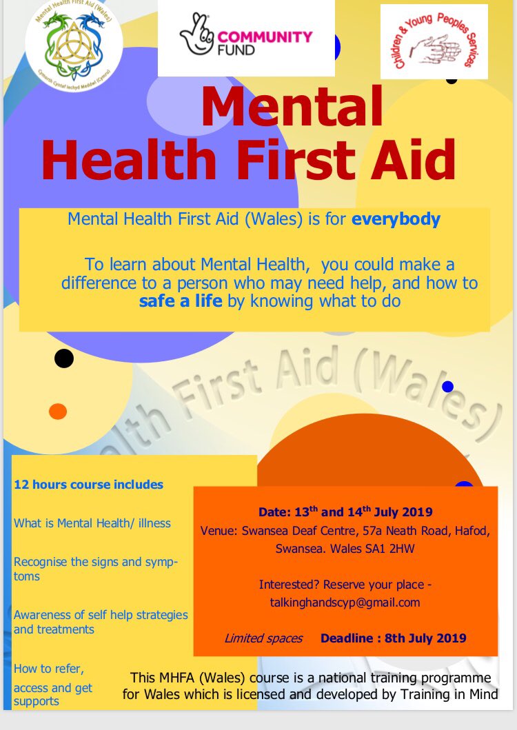 Exciting to host courses for families, please contact us for further information 😉#mhfawales #wearefamilyth