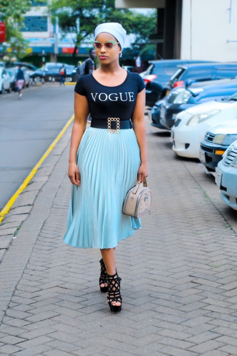 PeshKenya's tweet photo. Fun Fact: It takes approximately 45 minutes to iron this skirt 🙂 https://t.co/XIOGKo6oua