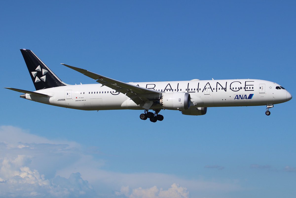ANA 787-9 『Star Alliance Livery』 ようやく787のスターアライアンス