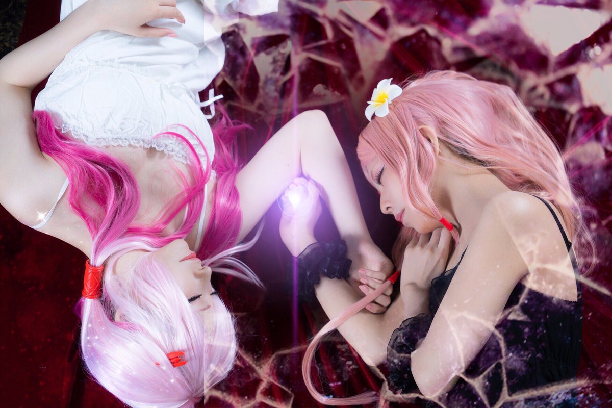 のぴ コスプレ ギルティクラウン あなたの心は 偽物 わたしの心は 桜満真名 のぴ 楪いのり ましろ Sirousa1211 Photo Nacha0918 様