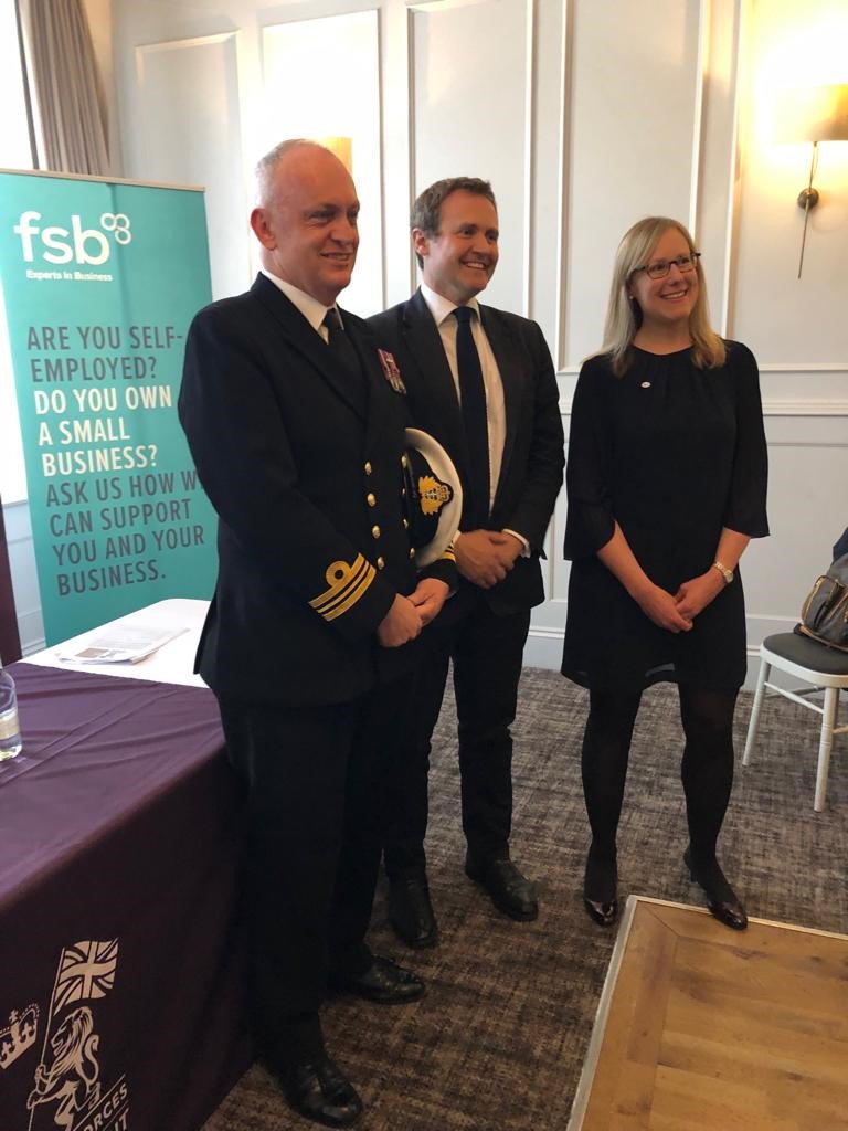 Tony and Debbie Scott, co-founders of <a href="/ScottCommsUK/">ScottCommsUK</a> are here showing their support for #ArmedForces personnel with <a href="/TomTugendhat/">Tom Tugendhat</a> #SaluteOurForces #ArmedForcesDay @FirstVoice @FSB_Policy