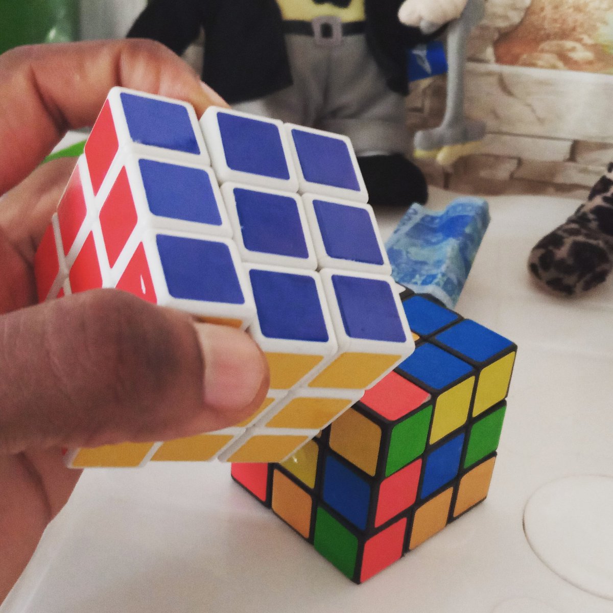 iamTonyCletus's tweet image. Just woke up this morning and grabbed the first thing my eye saw, My #rubikscube
I did it...🕺
I solved #Rubiks in 60 seconds.
So shocked myself...
I hope to keep getting better and better. #bestprogrammer toy ever.