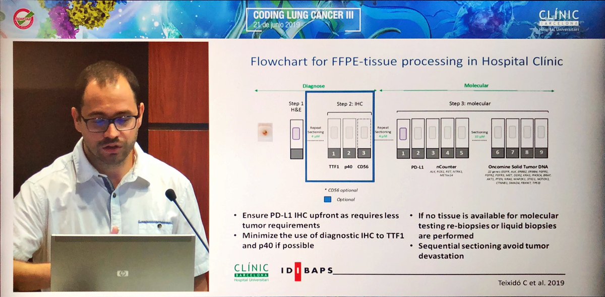 lara_pijuan's tweet image. #CodingLungCancer El Dr. Dani Martinez y la Dra.@teixido_c del @hospitalclinic nos cuentan sus secretos para la gestión de la muestra en #cáncerdepulmón 👌🏻 #biomarcadores #pulmpath