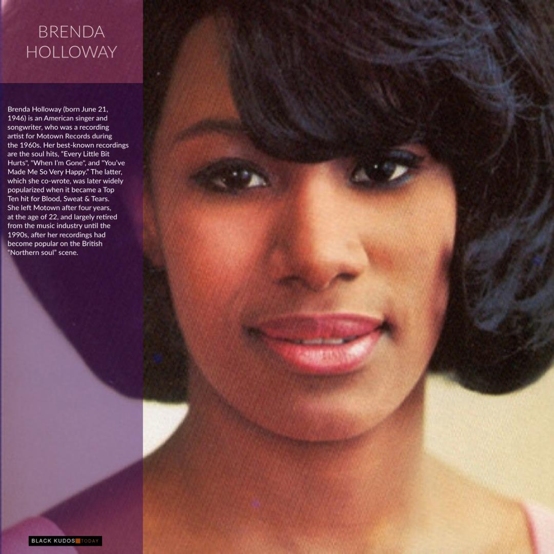 Happy Birthday to Brenda Holloway.  
 