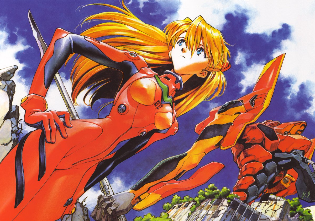 I used to study these Evangelion illustrations by Yoshiyuki