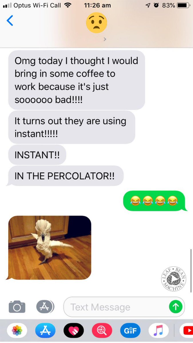 leafbeanmachine's tweet image. #coffee #perthcoffee #coffeeinperth #perthroaster #supportlocal #nothanks #drinkgoodcoffee