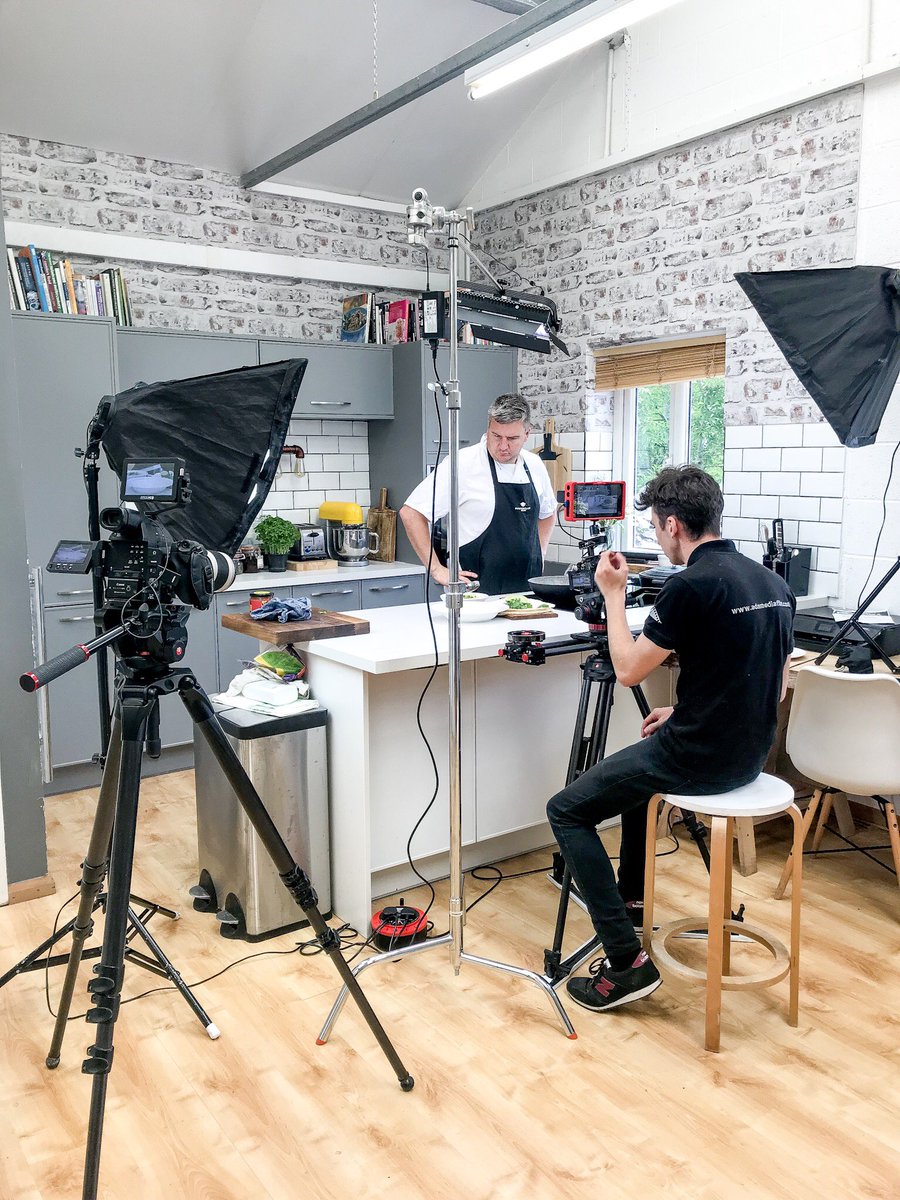 A great day filming for MasterClass with @adamediafilm yesterday! @Petersidwell @KitchenCraft #filming #food #foodie #cooking #masterclass #behindthescenes #ingredients #capture #cameras