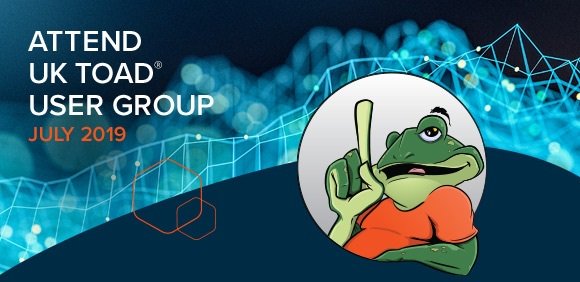 Quest_EMEA's tweet image. Attend our 2019 UK Toad user group event in Bracknell on 7/10! Discover new trends, view product road maps. Plus, see what’s new with #ToadforOracle. ow.ly/G3mt30oYCXG #QuestToad @Quest