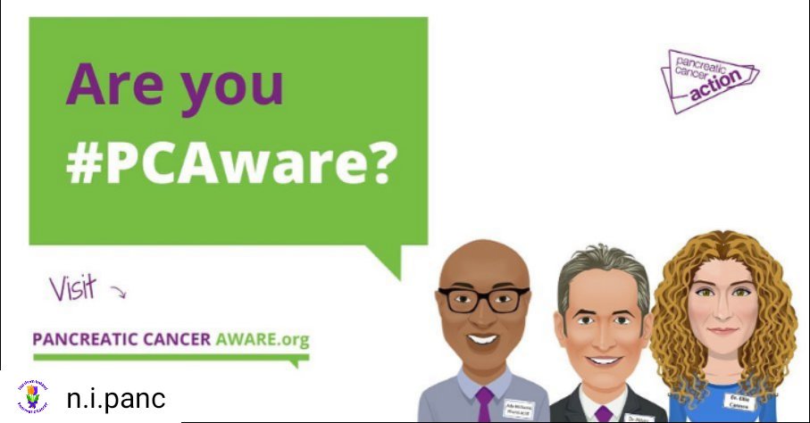 decaunes_isa's tweet photo. Are you aware of the #PancreaticCancerAwareness campaign in #NorthernIreland?  If you live there or are on vacation and you see an advert, take a picture, and share,  share, share!  
Tag @NIPanC1 
#BePCAware #PancreaticCancer 
#earlydiagnosissaveslives 
@OfficialPCA https://t.co/sIIv1iWQD3