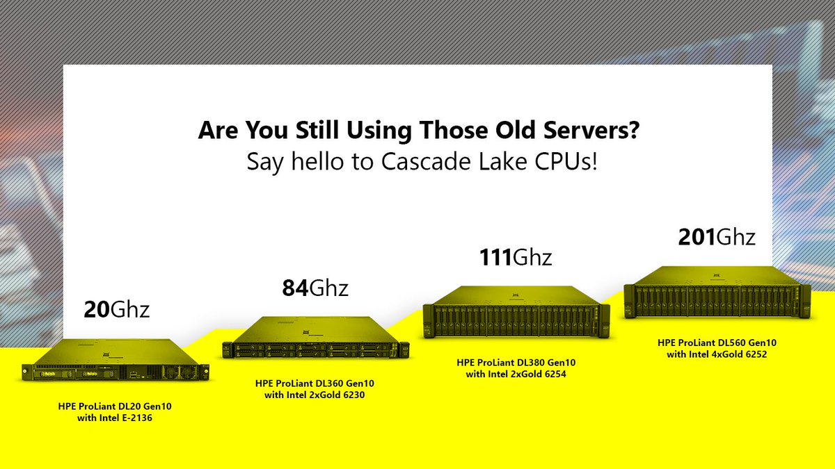We have recently introduced the ultra-new Cascade Lake CPUs! Be one of the first 100 customers to register at voxility.com and get your HPE Proliant Gen10 at a special price!