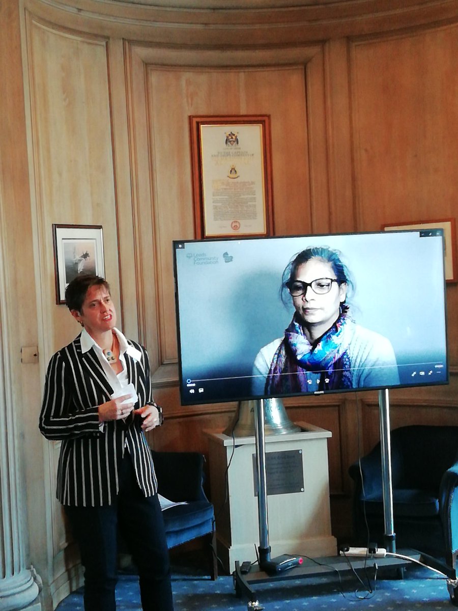 LeedsCommFound's tweet photo. Our CEO @HainsworthKate welcomes all attendees to our event which will show the fantastic work of some of the projects The Foundation has supported! #GiveLoveLeeds https://t.co/mq2pWw6OzS