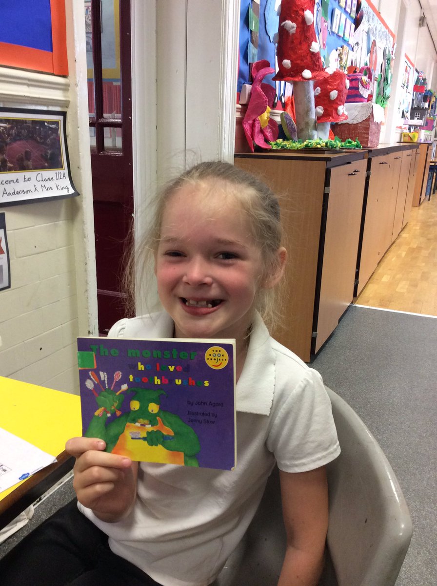 ABCPschool's tweet photo. Ruby has just moved up a book band! What a super star! #superstarreader #Class1/2A https://t.co/QzvnREQ0cc