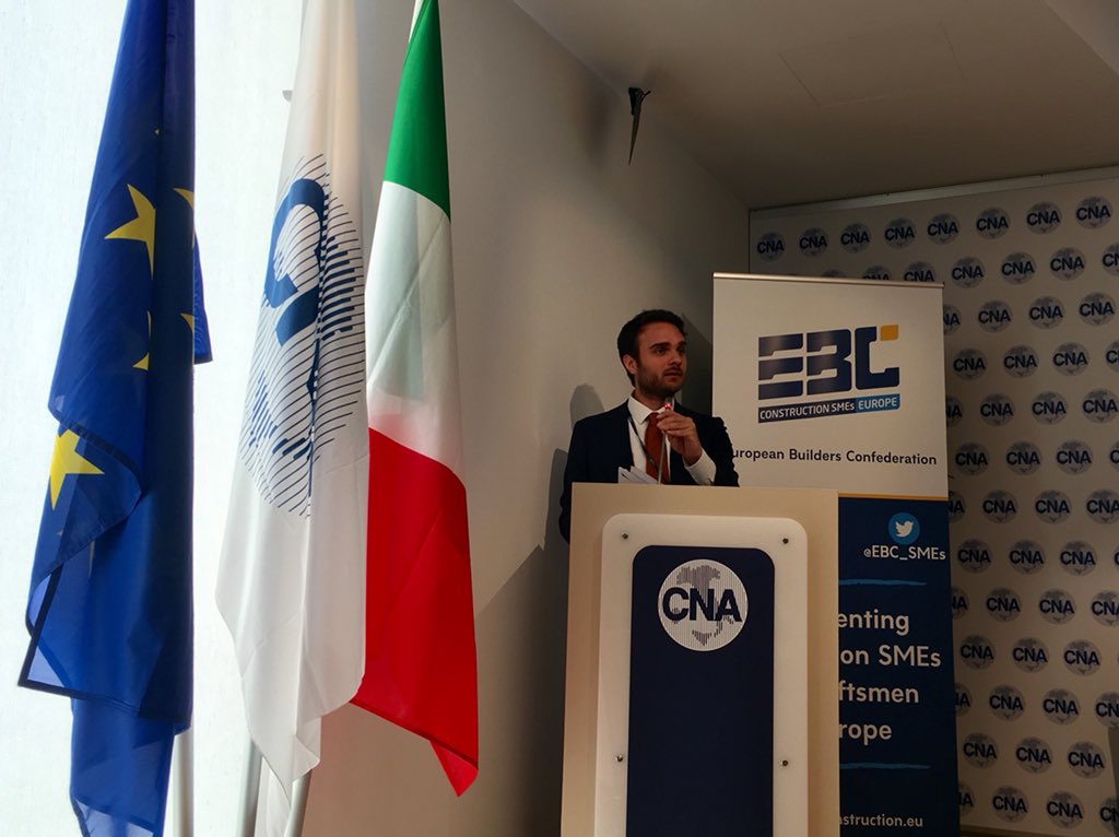 EBC_SMEs's tweet photo. Now our SG @eugenio_in_bxl welcomes on stage:
@EU_Growth Raluca Ipate on #PublicProcurement situation
@LBNC4 Prof. @phmorland for an academic perspective
@Bouwunie Legal Advisor N. Schepens on the 🇧🇪 case
🇮🇹 Expert Angelo Rota on the Italian case
#EBC_Congress in Rome 🇮🇹 https://t.co/c1DGlzj3Yv