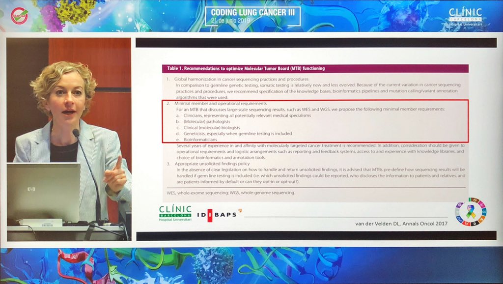 lara_pijuan's tweet image. Gracias por el streaming 👏🏻👏🏻👏🏻🤗 #CodingLungCancer #lungcancer @NReguart nos habla de los miembros que integran un Comité Molecular de Pulmón y lo necesario que es el #patólogo para dar el #PDL1 🙌🏻 #WeAreATeam #MolecularTumorBoard