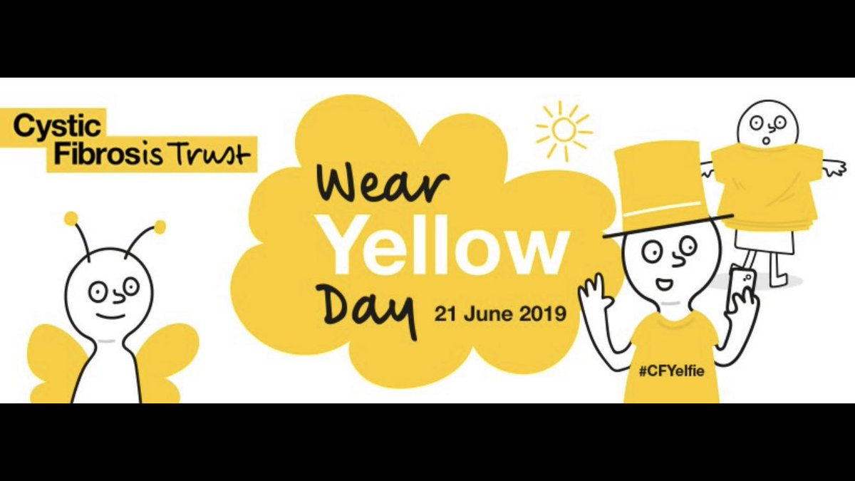 Cycle4CF's tweet photo. Today Team @Cycle4CF are supporting wear yellow day for @cftrust and will be posting our #CFYelfie pictures. Support us at https://t.co/2vdK6ss6xA by making a donation. https://t.co/GXjvstJTgz