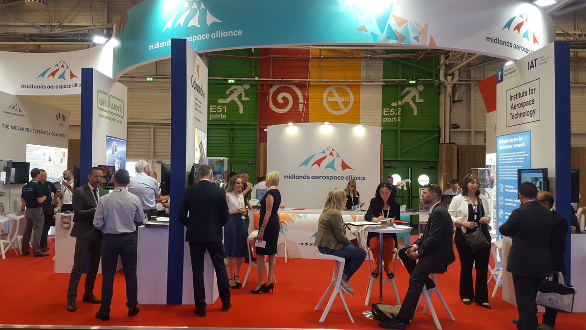 MAAaero's tweet photo. Thanks to everyone who visited our team and our 14 exhibitors at #ParisAirShow. It was great to celebrate the best of Midlands #Aerospace and new innovations. @MaycastN @WallworkHT @dynamicmetals @ColumbiaPrecis2 @carterbearings @mjsections @bibusuk @sigmacomponents @StandexElec https://t.co/HnpUCv7fyi