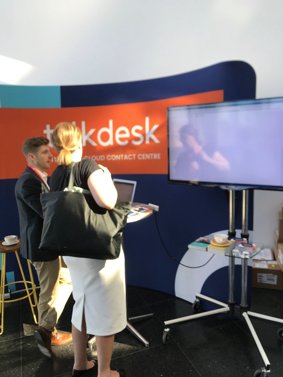 Talkdesk's tweet photo. We had a great time at #customer19 yesterday in London @_tech_nova! https://t.co/I1yhu1lyBS