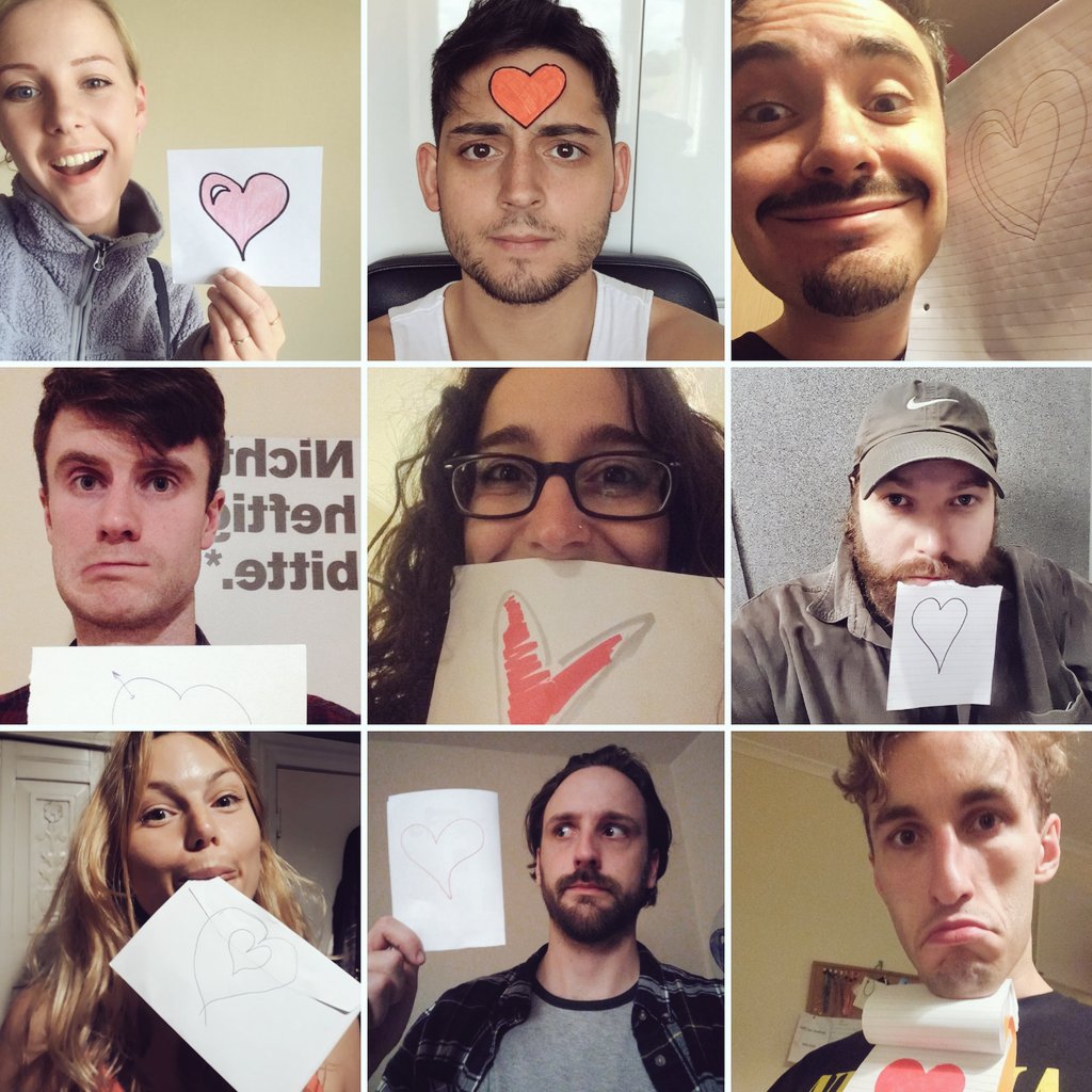 It’s #NationalSelfieDay and we are celebrating by sharing with you our very own heart-filled self-portraits! Are you #readyforlove? ❤❤❤ 📸