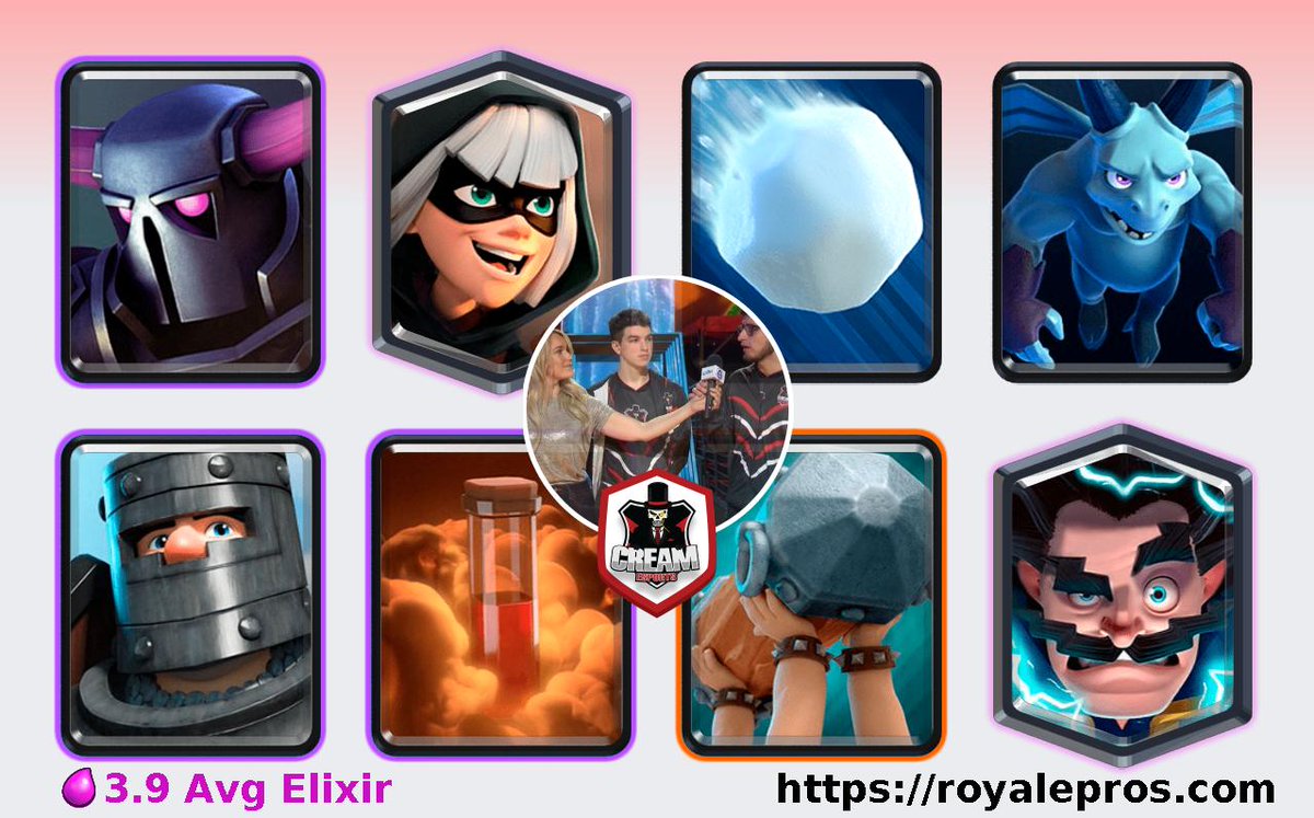 teamcmcbot's tweet photo. .@Lince_Cr has won grand challenge on 21/06/2019 16:21:26 SGT [P.E.K.K.A,Bandit,Giant Snowball,Minions,Dark Prince,Poison,Battle Ram,Electro Wizard]

#AlwaysAlan 

Deck: https://t.co/P8IeKobHR0

WinRate: https://t.co/cKaGasRaw3

GC Logs: https://t.co/vSNb8yClkl https://t.co/gM2T3JYZW7