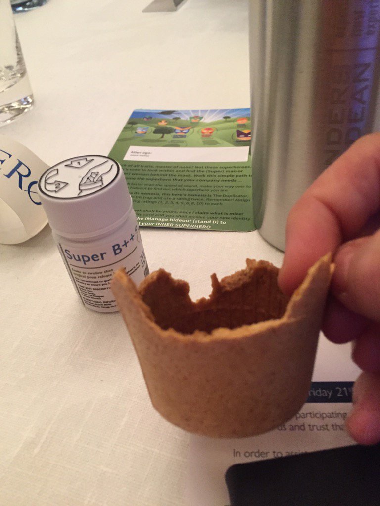 Coffee and a snack! Loving the waste-free cups at #JDHorizons