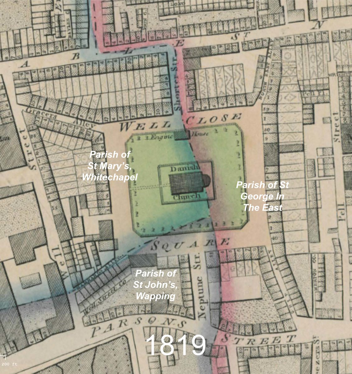 #wellclosesquare #LBTH #LFA2019 - Past Peeps - Circling Wellclose Square - Historic and Contemporary Boundaries - 1819 - <a href="/LFArchitecture/">London Festival of Architecture</a>