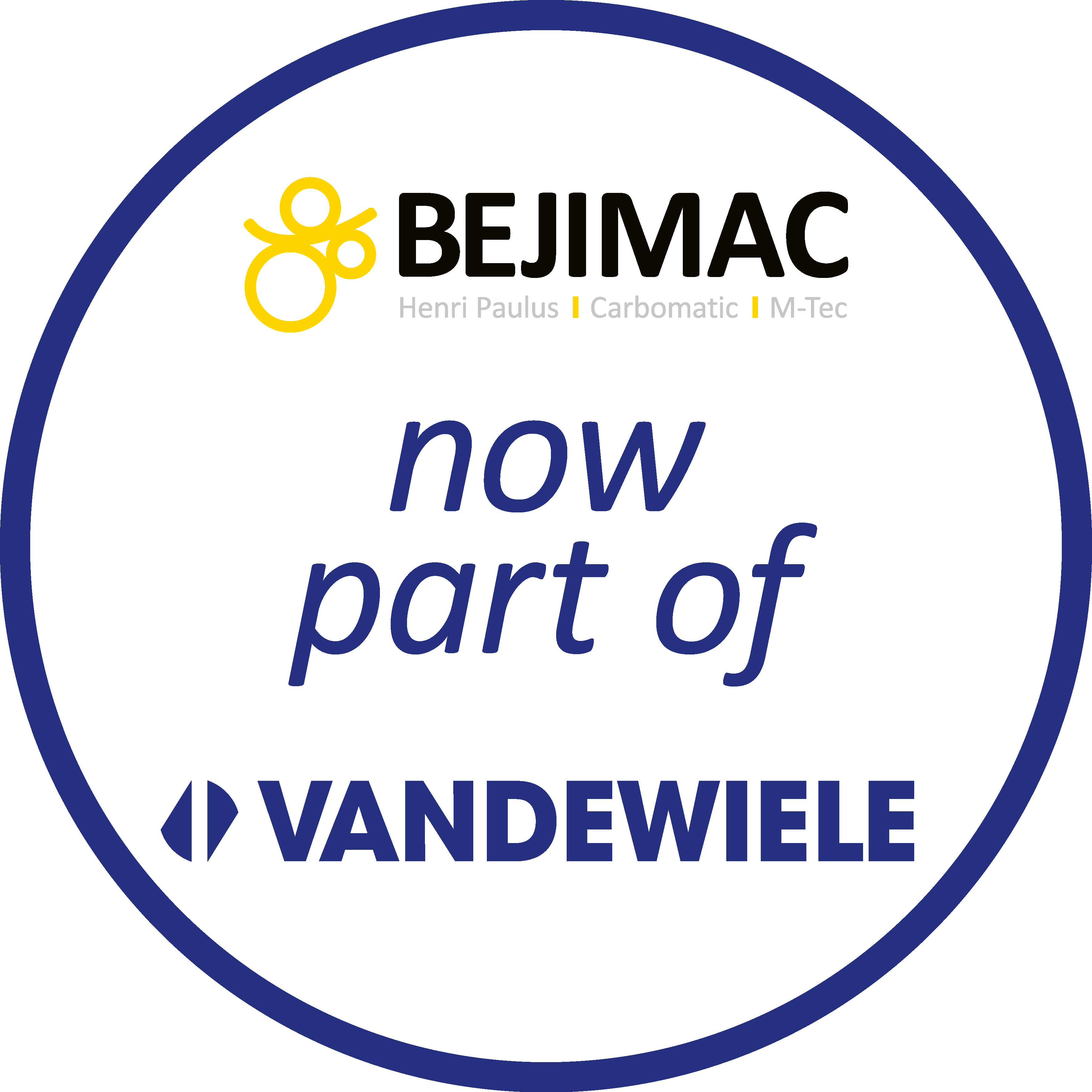 VANDEWIELE on X: Vandewiele nv acquires a majority participation in  Bejimac SA #BEJIMAX #vdwitma@ITMAOrganiser #InspiredByExpertise   / X
