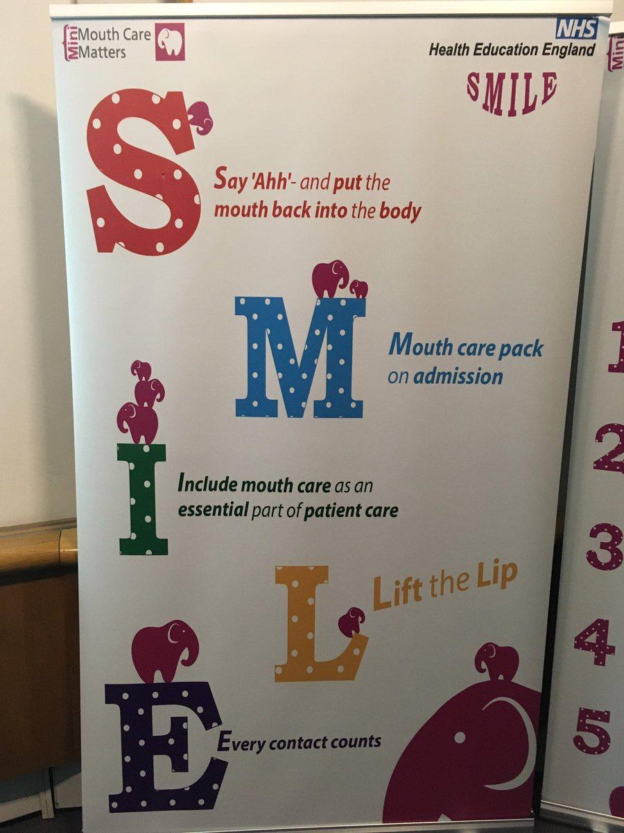 Linzi is attending @MiniMouthCareM1 Train the Trainer session at Eastman Dental Hospital. Looking forward to rolling this out across the paeds wards at CUH #liftthelip