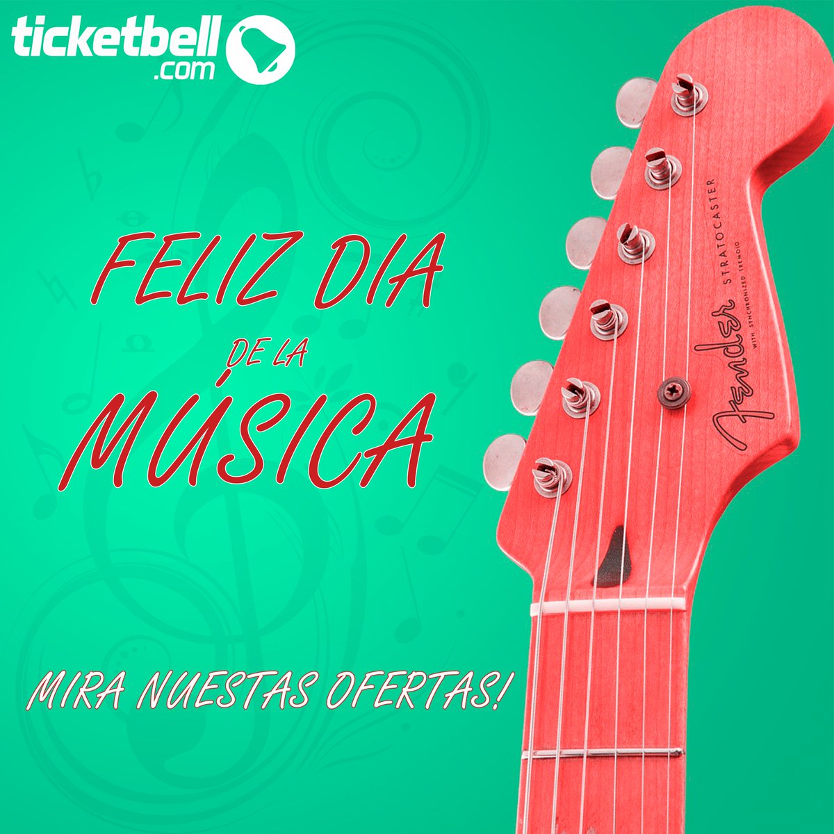 #FelizDíadelaMúsica 🧡🧡🧡

🎼Disfruta de la música cómo lo hacemos nosotros!!! 🤩En Ticketbell 🔔te espera un montón de buenos eventos de todo tipo de música, ofertas, sorteos, ...todo para que disfrutes al máximo!! 🎸🎧🎤🎶🎵🎷
#diadelamúsica #concierto #festivales #lamúsicaune
