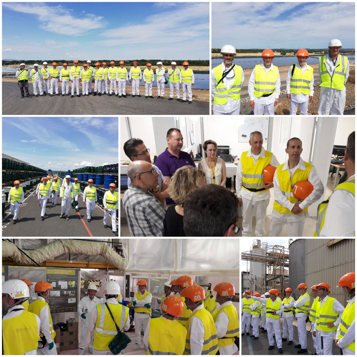 Oranomalvesi's tweet photo. Visite du comité exécutif @Oranogroup  à #Malvesi 
Échanges avec les équipes et visite des chantiers  #investissements en présence de @PhilippeKnoche 
#narbonne #Industrie #innovation #sûreté #environnement https://t.co/9Fq5zBP4Wo