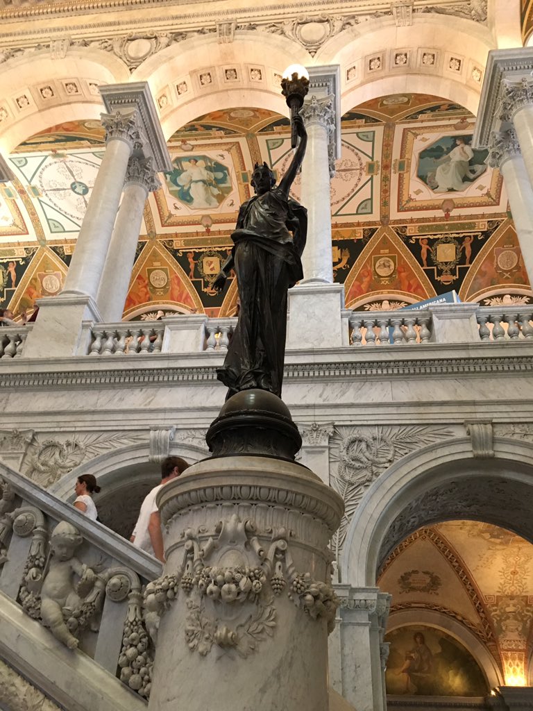 AndrewSanAngelo's tweet photo. Touring the Jefferson Building of the Library of Congress. What a gorgeous building. https://t.co/j7ayoTxzyw