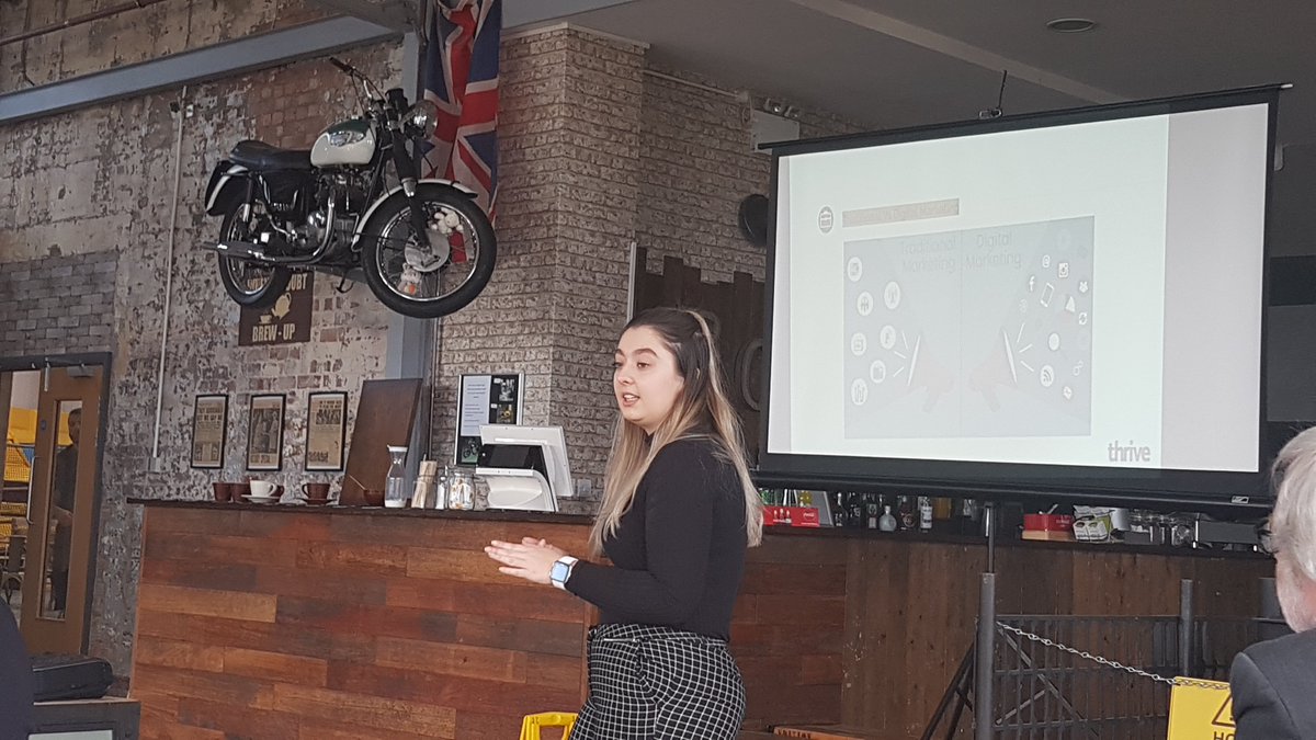 RosieBHP's tweet photo. Rachel answering quick-fire questions this morning... well done and thank you. 
@ThriveHQ @JohnDClare @ROF59Aycliffe @BHPLaw https://t.co/oACqgwUeXQ