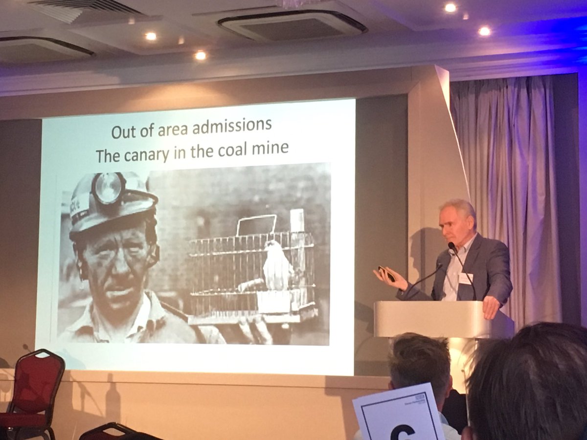 #DevonIntegratedCare Dr Tom Burns, making a compelling case on why the number of people being placed out of area is a primary outcome measure for mental health <a href="/DPT_NHS/">Devon Partnership NHS Trust</a>