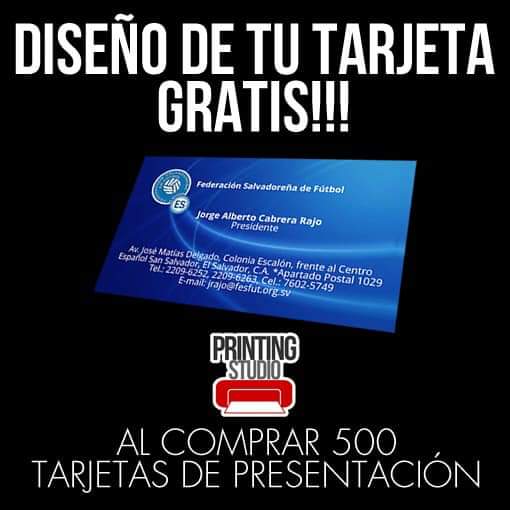 ElPavoRodriguez's tweet photo. Amigos en #ElSalvador, mis hermanos está con su proyecto #PrintingStudio. Si necesitan tarjetas de presentación o cualquier tipo de publicidad impresa me puden consultar.
Ayúdenme con su retweet porfa 😃
@David79445765 @Veronica4043 @FundacionLaudet @BryanGuevara17 @RCuchillla https://t.co/VPjmYMKcCH