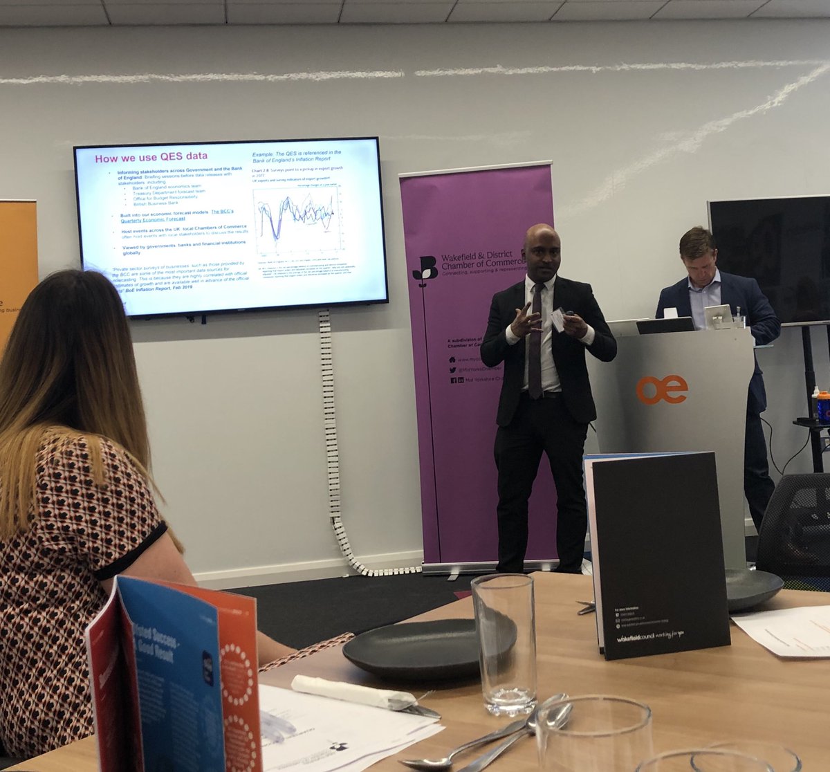 Thanks <a href="/MidYorksChamber/">MidYorkshireChamber</a> for a great event at <a href="/OEElectrics/">marketing@oeelectrics.co.uk</a> as part of #wbw19. Interesting ‘behind the scenes’ factory tour and insight into the latest quarterly economic survey results by <a href="/Suren_Thiru/">Suren Thiru</a>. Not to mention a delicious lunch by <a href="/AllHaleChris/">Chris Hale</a>!